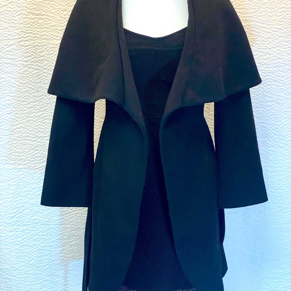 BEBE Beautiful Black Versatile Coat